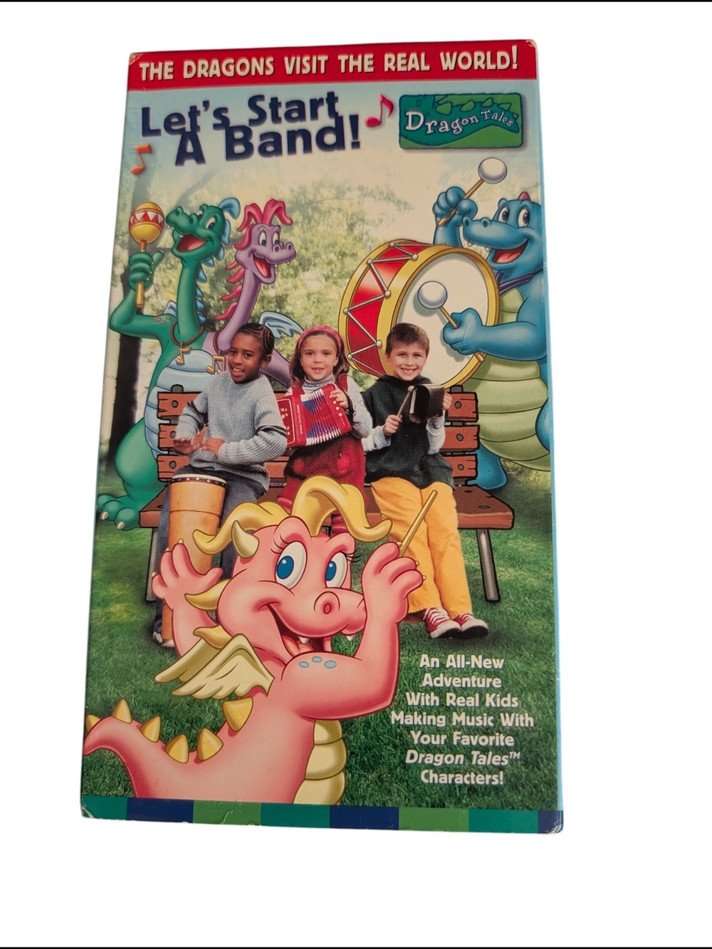 Vintage Dragon Tales Let's Start A Band VHS Tape (2003) Tested
